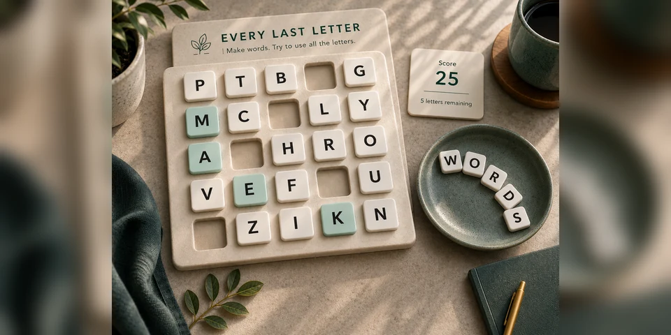 Every Last Letter puzzle preview